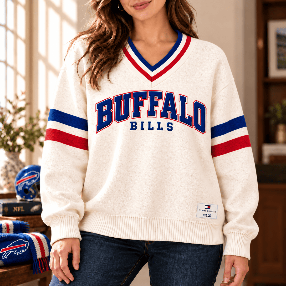 BFBL Varsity V-Neck Sweater PNPA