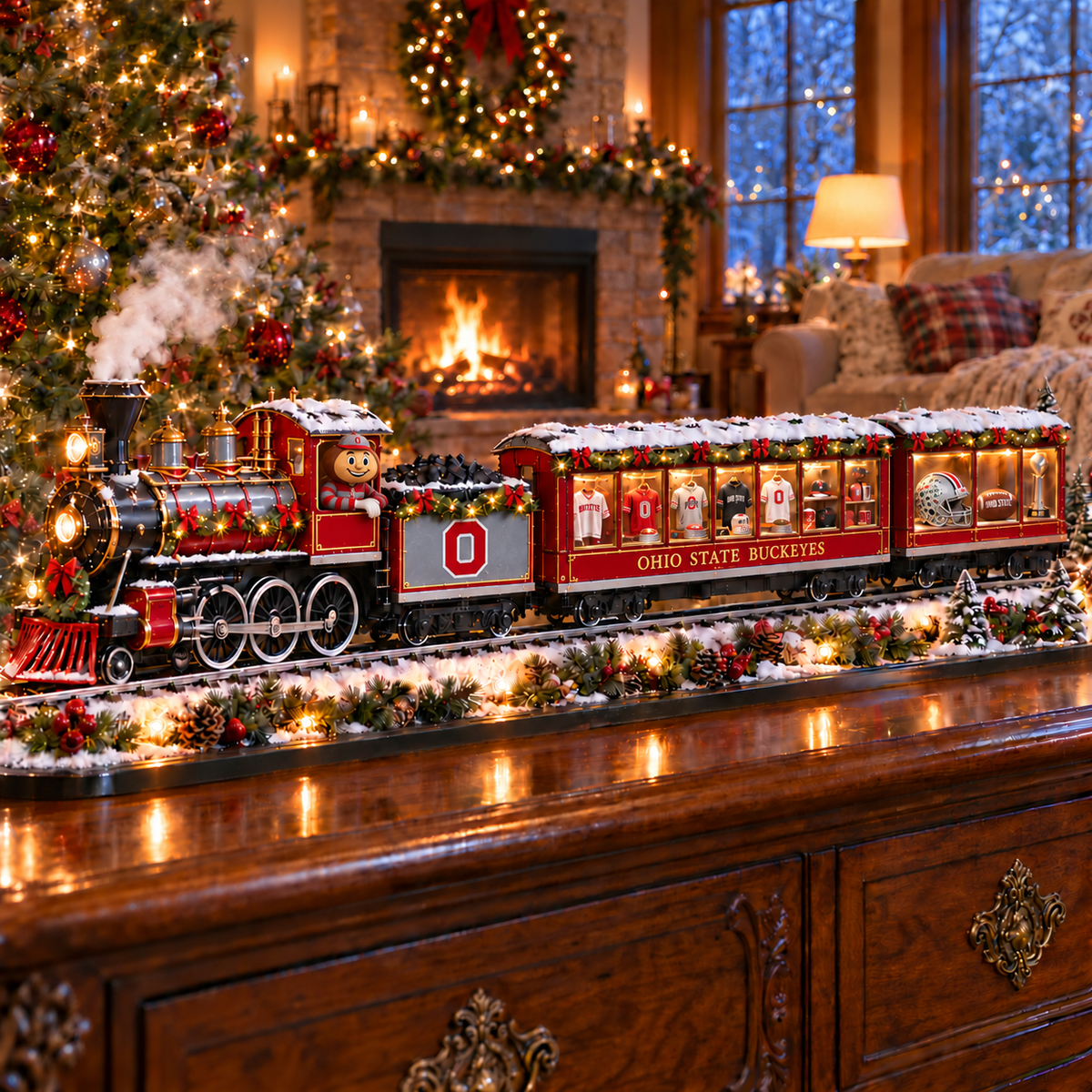 OSB Illuminated Christmas Express Train DNBN