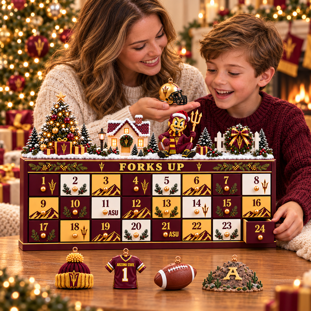 Premium ASSD Christmas Wooden Advent Calendar PVNA