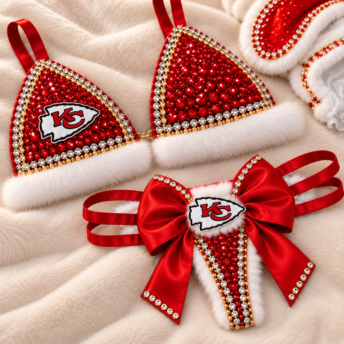 MDP Inspired Rhinestone Lingerie & Accessories Gift Set PNPA