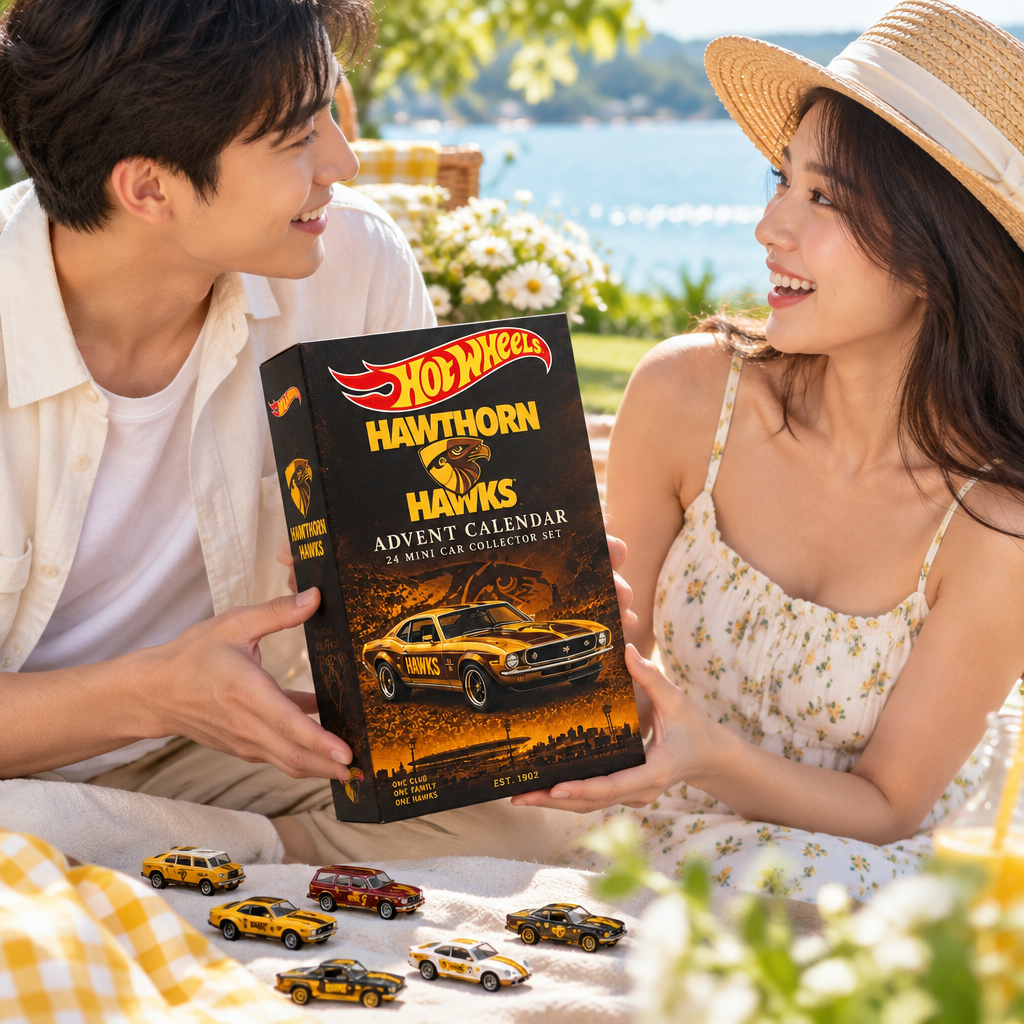 Hawthorn Hawks Premium Mini Car Advent Calendar